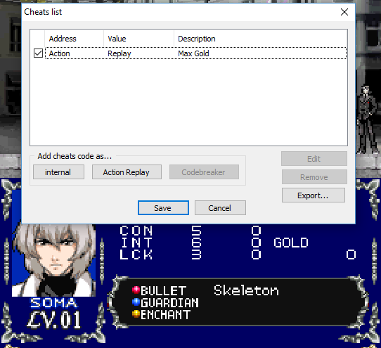 How to use action replay codes on desmume